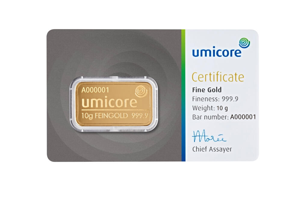 10g Gold Bar | Umicore